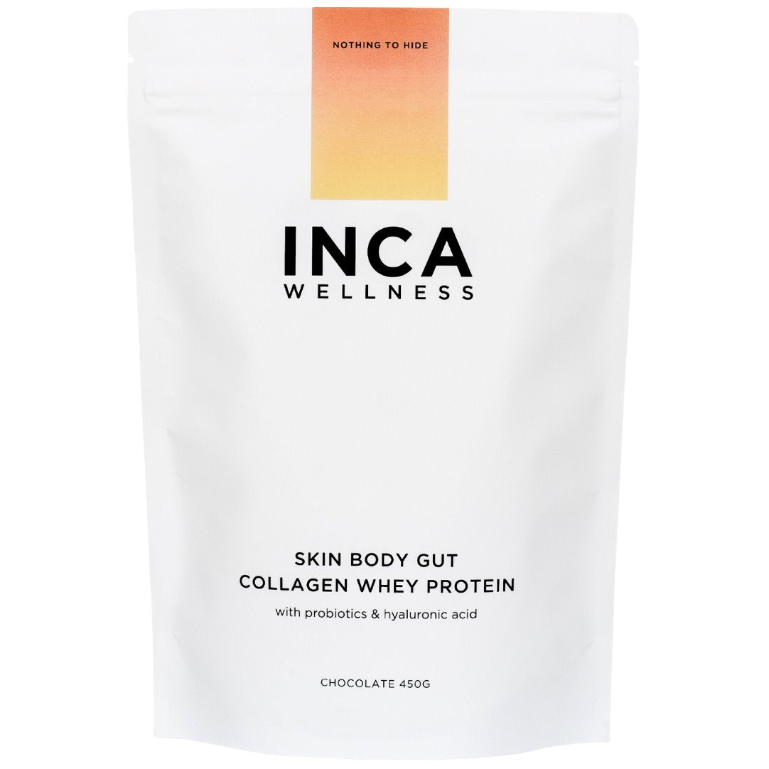 INCA Skin+Body+Gut Collagen Whey Protein (+Hyaluronic Acid & Probiotics)