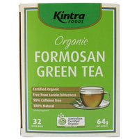 Kintra Foods Organics Formosan Green Tea 32 Tea Bags | Mr Vitamins