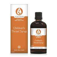 Kiwiherb Childrens Organic Throat Syrup