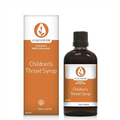 Kiwiherb Childrens Organic Throat Syrup