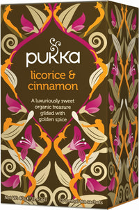 PUKKA LICORICE and CIN 20 Tea Bags | Mr Vitamins