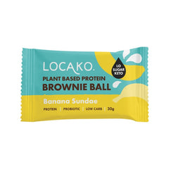 Locako Protein Brownie Ball Banana Sundae
