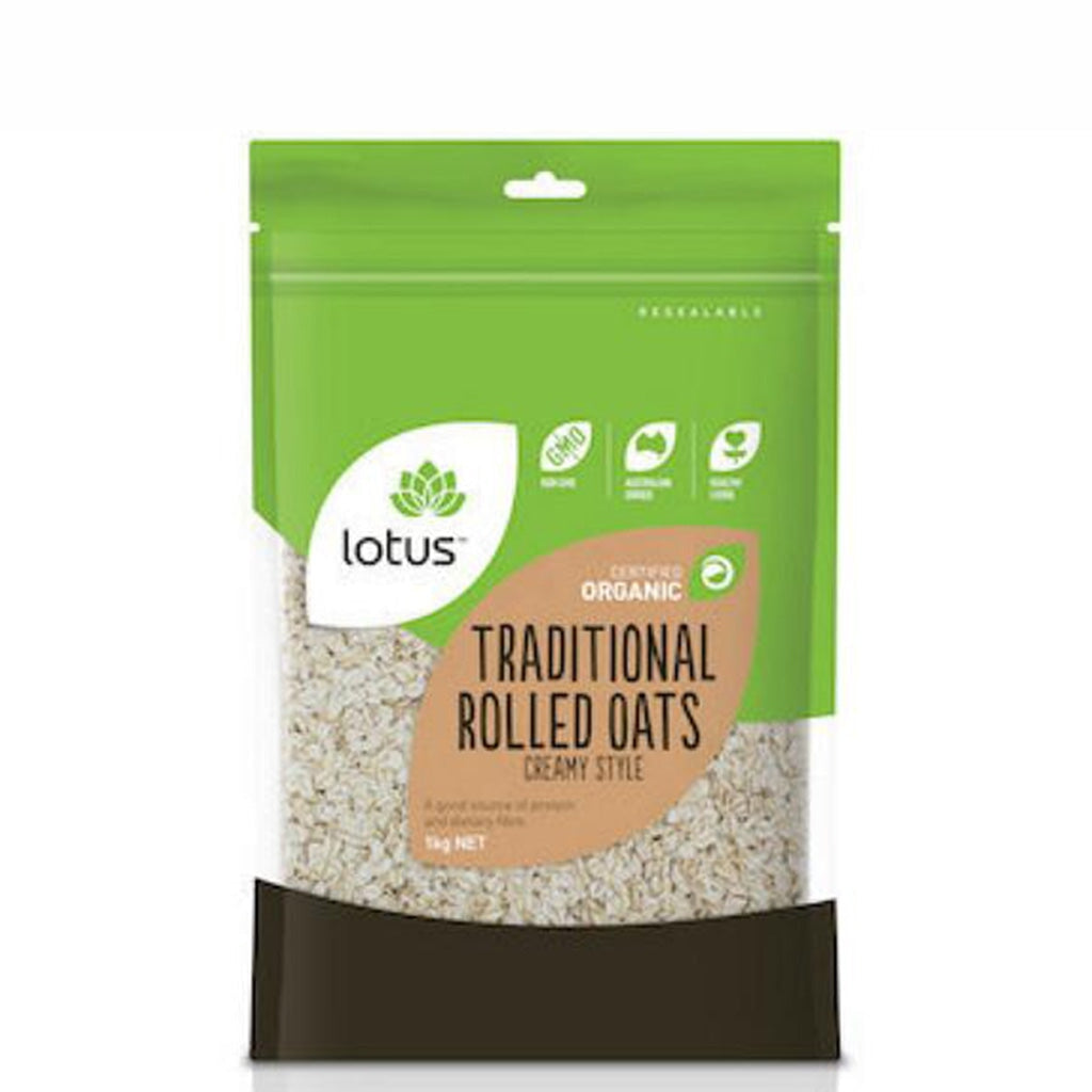 Lotus Organic Traditional Rolled Oats
