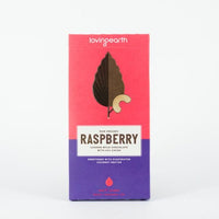 Loving Earth Raspberry Cashew Mylk Chocolate Bar