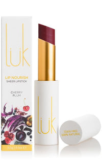 Luk Lip Nourish Sheer Lipstick (Cherry Plum)