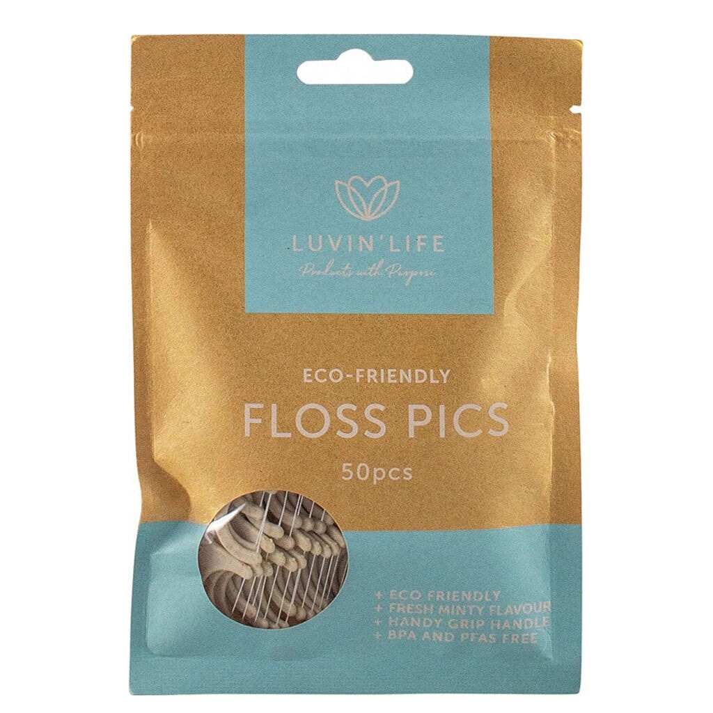 Luvin Life Floss Picks EcoFriendly Mr Vitamins