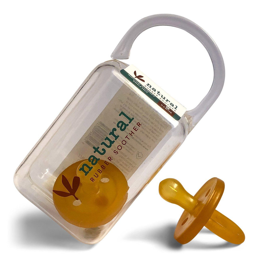 Natural Rubber Soothers Soother Medium Rounded 3 - 6 Mths