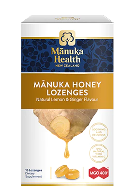 Manuka Health Manuka Honey Drops - Lemon & Ginger