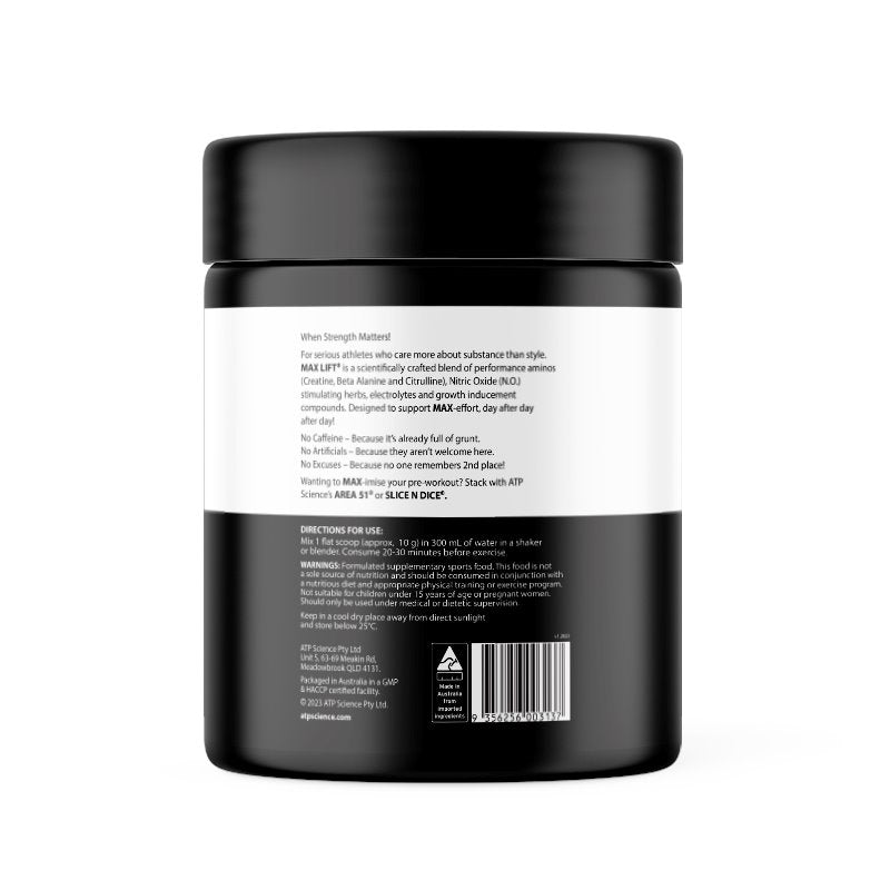 MAX LIFT UNFLAVOURED 500G