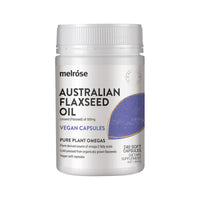 Melrose Australian Flaxseed Oil Vegan Capsules | Mr Vitamins