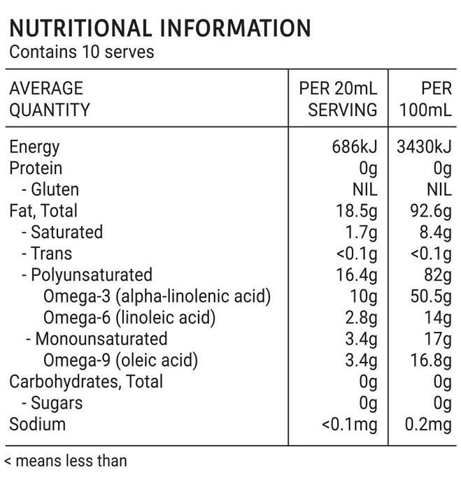 Melrose Australian flaxseed oil 500ml