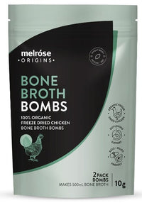 Melrose Origins Bone Broth Bombs (100% Organic Freeze Dried Chicken) | Mr Vitamins