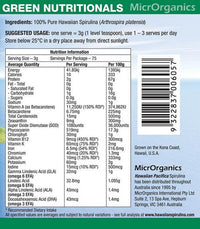 Microrganics Hawaiian Pacifica Spirulina Powder