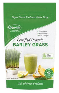 Morlife Alkalising Organic Barley Grass Powder