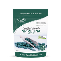 Morlife Certified Organic Spirulina 1000mg | Mr Vitamins