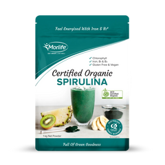Morlife Certified Organic Spirulina Powder