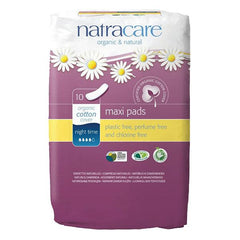 Natracare Maxi Pads - Night Time
