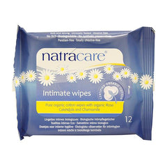Natracare Intimate Wipes 100% Organic Cotton