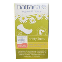 Natracare Panty Liners - Curved 30 Pieces Curved| Mr Vitamins