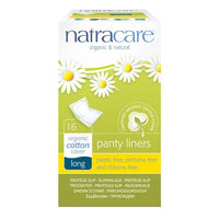 Natracare Panty Liners - Long 16 Pieces Long| Mr Vitamins