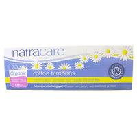 Natracare Tampons (Non-Applicator) - Super Plus 20 Pieces Super Plus| Mr Vitamins