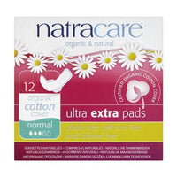 NATRACARE EXTRA PADS 12 Pieces Normal| Mr Vitamins