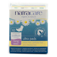 NATRACARE 10 LONG PADS WINGS 10 Pieces Long| Mr Vitamins