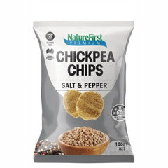 Nature First Salt and Pepper Chickpea Chips