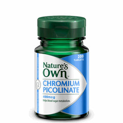 Natures Own Chromium Picolinate 400mcg