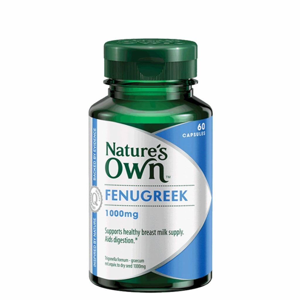 Natures Own Fenugreek 1000mg Capsules