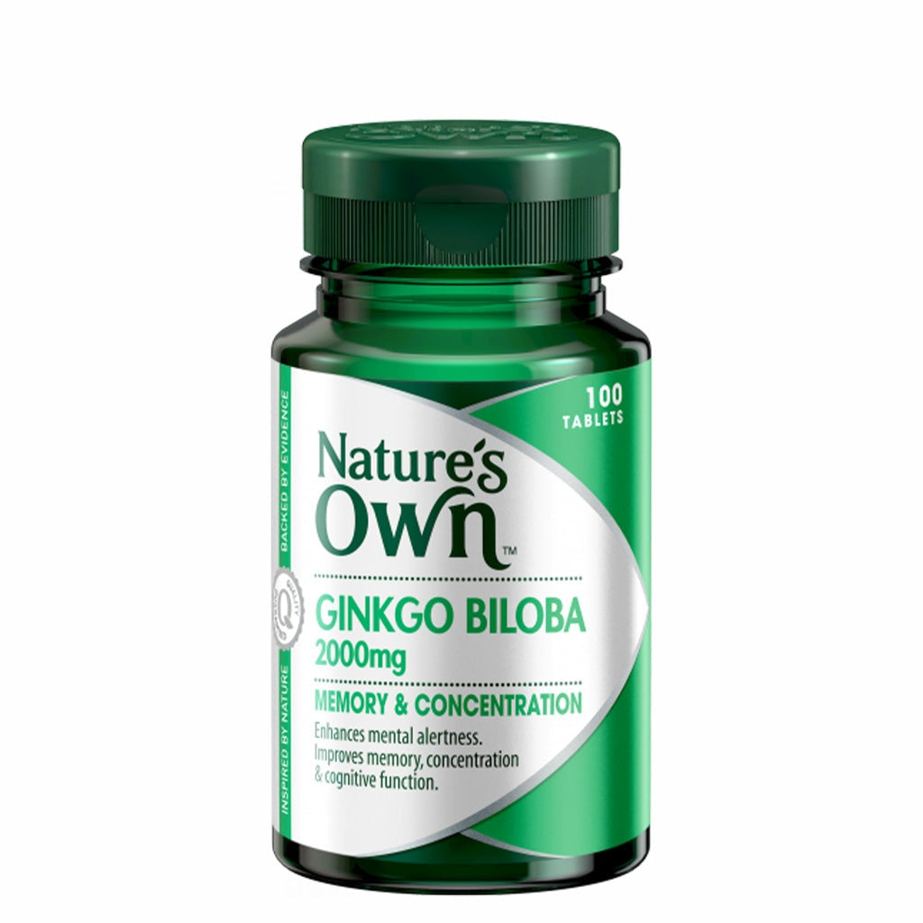 Natures Own Ginkgo Biloba 2000mg