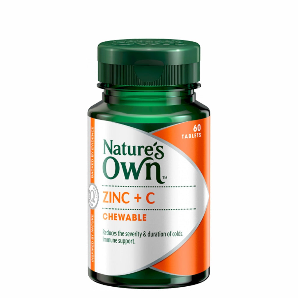 Natures Own Zinc + C Chewable Tablets