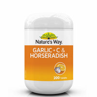 Natures Way Garlic + C & Horseradish