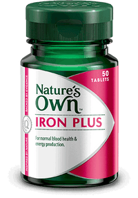 Natures Own Iron Plus