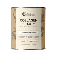 Nutra Organics Collagen Beauty (For Coffee) with Bioactive Collagen Peptides + Vitamin C Vanilla