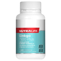 Nutralife Ginkgo 7500 Plus | Mr Vitamins