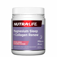 Nutralife Magnesium Sleep + Collagen Renew Powder