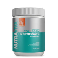 NutraViva NesProteins Collagen Hydrolysate + Vitamin C Peach Iced Tea