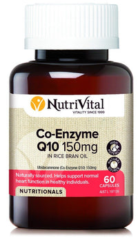 Nutrivital Co-Enzyme Q10 150mg