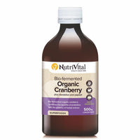 Nutrivital Liquid Bio-Fermented Organic Cranberry Liquid