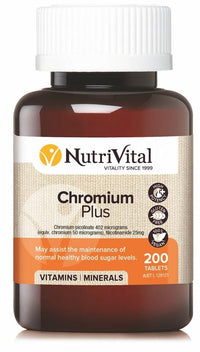 NV CHROMIUM PLUS 200 200 Tablets | Mr Vitamins