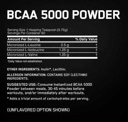 BCAA 5000, OPTIMUM NUTRITION