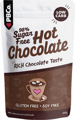 PBCO. Hot Chocolate Percent Sugar Free