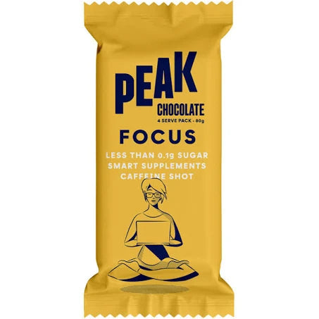 PEAK CHOCOLATE Dark Chocolate Bar Energy