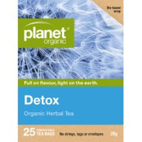 Planet Organics Detox Teabags | Mr Vitamins