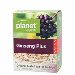 Planet Organics Ginseng Plus Teabags