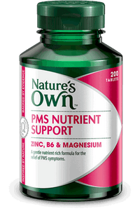 Natures Own Pms Nutrient Support Zinc B6 & Magnesium