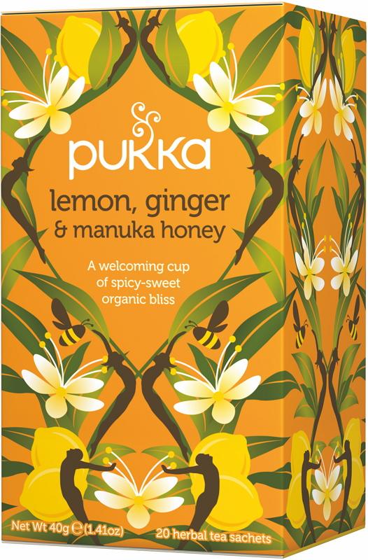 Pukka Lemon Ginger and Manuka Honey Tea