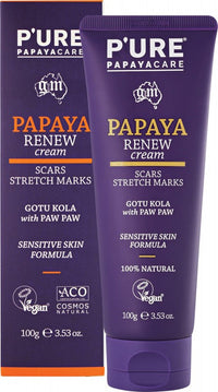 Pure Papayacare Papaya Renew Cream Scars and Stretch Marks