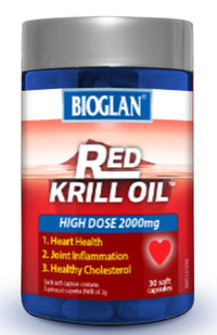 BIOGLAN RED KRILL OI 30 Capsules | Mr Vitamins